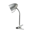 Lampa biurkowa z klipsem Srebrna E27