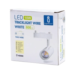 Lampa LED Dwuprzewodowe światło szynowe białe  10W