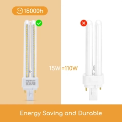 Świetlówka tuba LED PLC 2U 15W biała neutralna