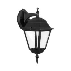 Lampa ścienna w stylu vintage czarna E27