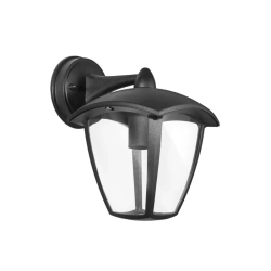 Lampa ścienna vintage czarna z gwintem E27 do przytulnego wnętrza