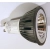 Żarówka diodowa reflektor COB GU10 3W 180lm zimna lub ciepła - czarny radiator z żebrowaniem