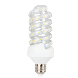 Żarówka spiralna LED E27 20W 2070lm ciepła 2700K energooszczędna do salonu