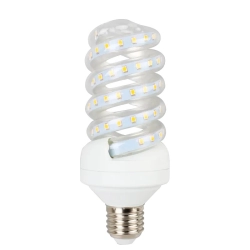 Żarówka spiralna LED E27 15W biała ciepła