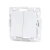 Włącznik podwójny dwubiegunowy dwuobwodowy Biały