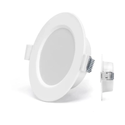 Podtynkowy okrągły downlight LED E6 4W Żółte światło