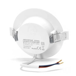 Podtynkowy okrągły downlight LED E6 4W Żółte światło