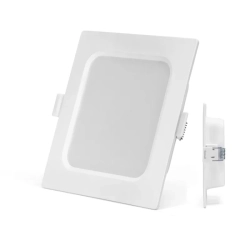 Panel LED Downlight kwadratowy 6W E6 620lm zimny do biura energoszczędny