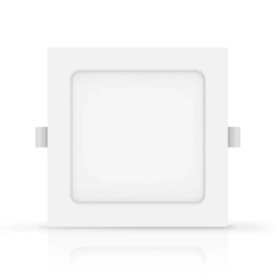 Panel Podtynkowy kwadratowy downlight LED E6 9W biały ciepły