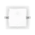 Panel Downlight kwadratowy podtynkowy LED E6 15W biały ciepły