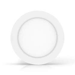 Panel Downlight natynkowy okrągły LED E6 12W Światło białe