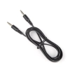 Kabel audio 1,5 m czarny zapewniający wysoką jakość dźwięku