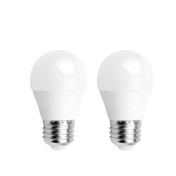 2 x Żarówka LED G45 E27 6W 510lm zimna barwa do biura energoszczędna