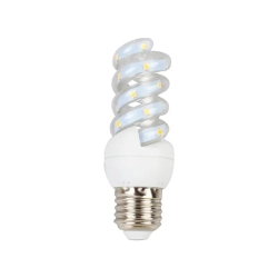 Żarówka spiralna LED E27 4,9W=37W 420lm ciepła