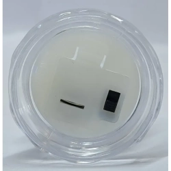 Świeca diamentowa LED 5x9.5cm o delikatnym białym świetle na baterie