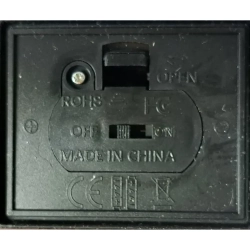 Znicz solarny LED żywy płomień dekoracyjny czarny z krzyżykiem 3 kolory