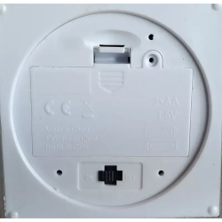 Świeca LED kwadrat imitacja marmuru z realistycznym efektem płomienia trzy rozmiary