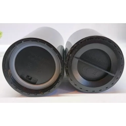 Świeca solarna LED 7.5cm czarna wodoodporna z efektem płomienia 3 rozmiary