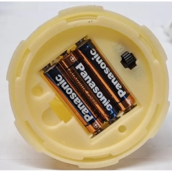 Potrójna świeczka led element stroika DIY wkład do znicza 2 kolory