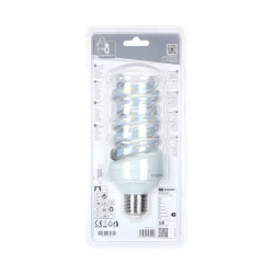 Żarówka spiralna LED E27 18W=118W 1850lm ciepła