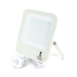 Halogen LED Naświetlacz z czujnikiem biały  50W zimny
