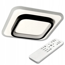 Lampa sufitowa plafon modern żyrandol GALAXIS LED 35W 24x24x5cm pilot