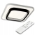 Lampa sufitowa plafon modern żyrandol GALAXIS LED 35W 24x24x5cm pilot