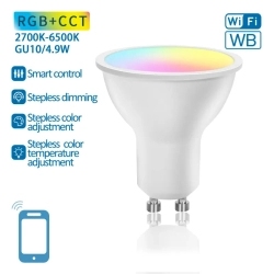 Inteligentna żarówka LED WB GU10 Wi-Fi 4,9W