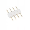 Złączka do taśmy LED 4 pin wtyk dwustronny.