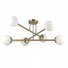 Żyrandol LED E27 Bali-12 74cm x6 złoty