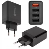 Zasilacz Quick Charge 20W 4xUSB-A czarny