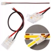 Złączka do taśmy LED COB 10mm zatrzaskowa z kablem