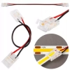 Złączka do taśmy LED COB 10mm zatrzask dw z kablem