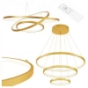 Żyrandol LED Coma 20/40/60cm 77W złoty