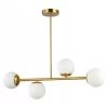 Żyrandol LED E27 Bali-12 75cm x4 złoty