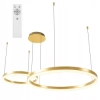 Żyrandol LED Mundo 40/60cm 36W czarny 3CCT pilot