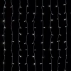 Kurtyna świetlna 1,2x1,8 m 234 LED w 13 soplach zimna do dekoracji wnętrz