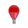 Żarówka LED G45 E14 4W czerwona do dekoracyjnego oświetlenia