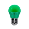 Żarówka LED G45 zielona E27 4W=30W Aigostar do dekoracyjnego oświetlenia