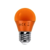 Żarówka LED G45 pomarańczowa E27 4W=30W Aigostar do przytulnego klimatu