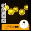 Ozdoba ogrodowa - Solarny łańcuch LED Cytryny 10led 3,8m