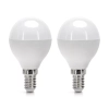 2 x Żarówka LED G45 E14 10W 6500K zimna do biura energooszczędna
