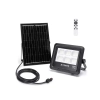 Halogen solarny LED 100W 1000lm zimne światło czarny praktyczne oświetlenie zewnętrzne
