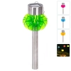 Solar Lawn Light Ambient Stainless steel Bubble ground-inserted RGB 08 series