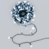 String Lights Low voltage Flat string lights Linear Dark green cable White light 3M+15M 150LED 10cm