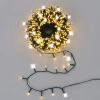 String Lights Low voltage Flat string lights Linear Dark green cable Warm light 3M+15M 300LED 5cm sp