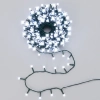 String Lights Low voltage Flat string lights Linear Dark green cable White light 3M+15M 300LED 5cm s