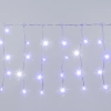 String Lights Low voltage Connectable Flat string lights Icicle flush Transparent cable Blue light 3