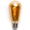 Żarówka LED Filament Bursztynowa ST64 E27 16W 2200K 1760lm energooszczędna do salonu