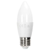 Żarówka LED świeczka C37 E27 12W=81W 1170lm zimna do biura energoszczędna - biała matowa obudowa